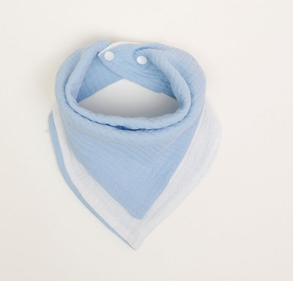 Cotton Crepe Baby Triangle Saliva Towel