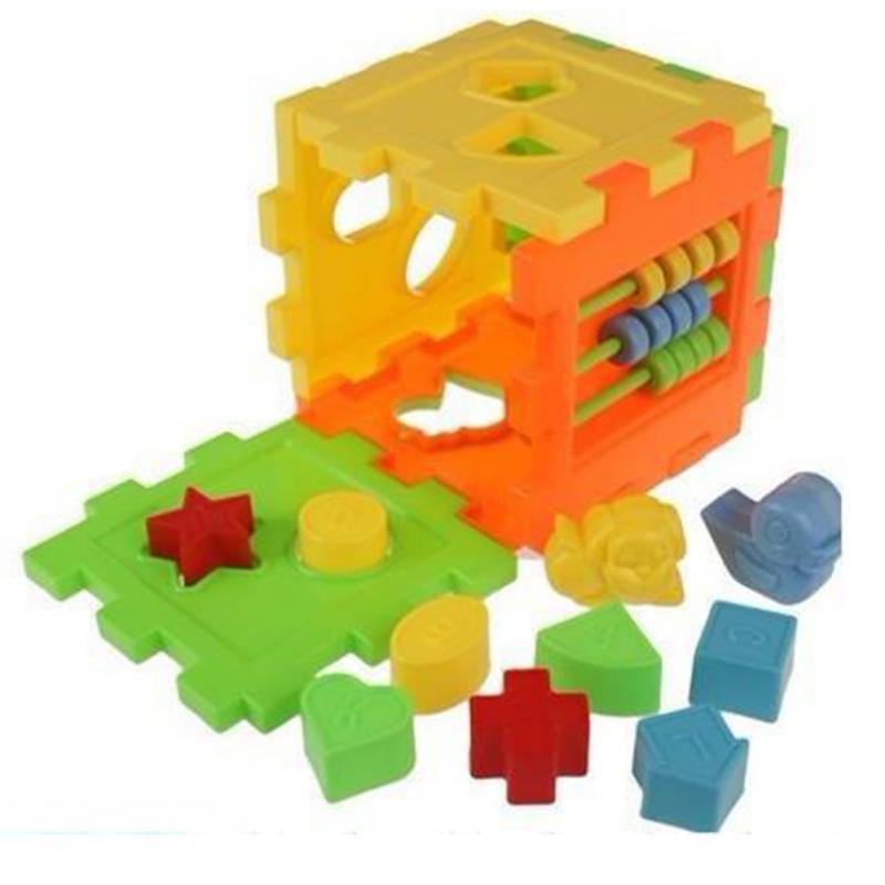 Shape Sorting Cube for Toddlers Learning Development Toy