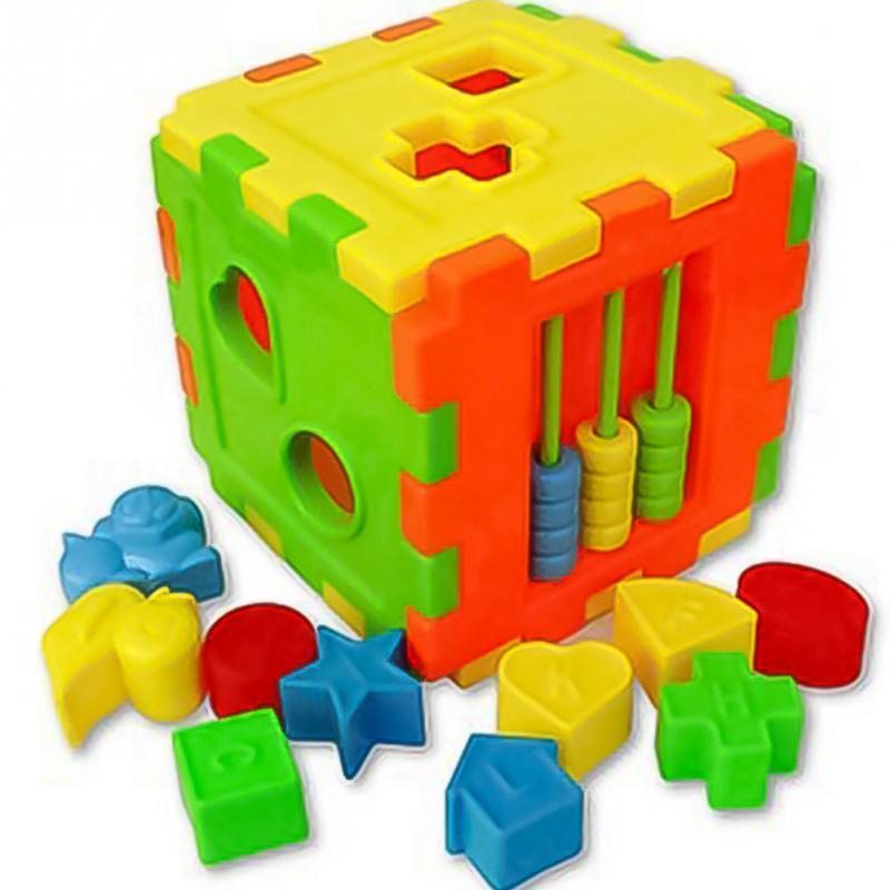 Shape Sorting Cube for Toddlers Learning Development Toy