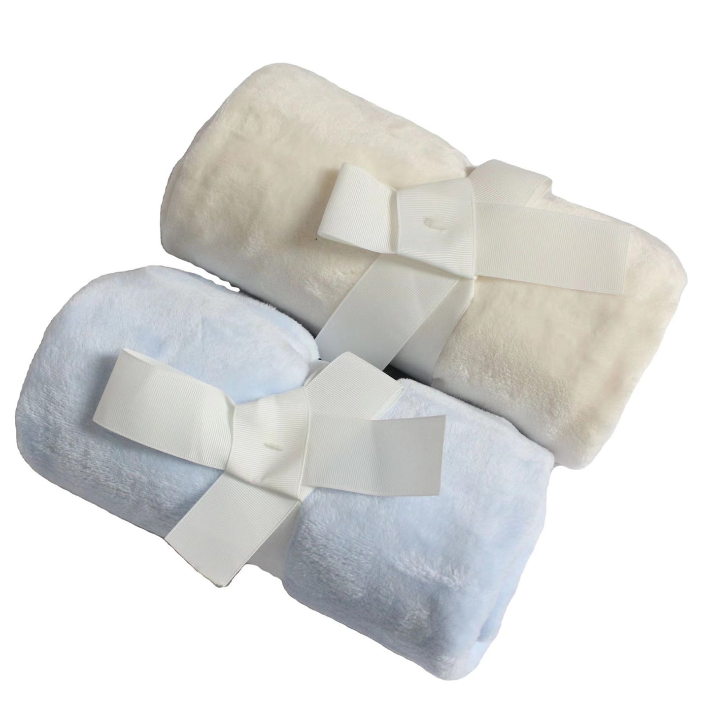 Double Sided Baby Flannel Blanket Nap Blanket Four Seasons Cover