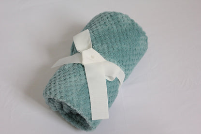 Double Sided Baby Flannel Blanket Nap Blanket Four Seasons Cover