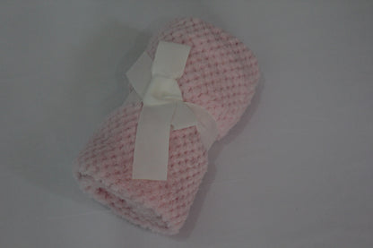 Double Sided Baby Flannel Blanket Nap Blanket Four Seasons Cover